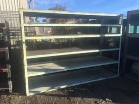 Industrial Heavy Duty Green Storage Shelves - picture1' - Click to enlarge