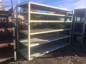 Industrial Heavy Duty Green Storage Shelves - picture2' - Click to enlarge