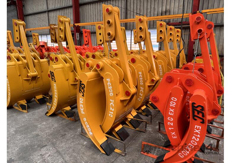  SEC 20-24 Tonne Excavator Mechanical Grapple - Two or Three-Finger Options for Enhanced Performance