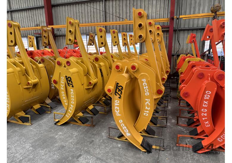  SEC 20-24 Tonne Excavator Mechanical Grapple - Two or Three-Finger Options for Enhanced Performance