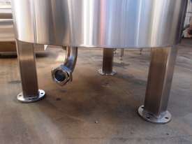 Stainless Steel Jacketed Tank, Capacity: 700Lt - picture0' - Click to enlarge