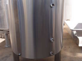 Stainless Steel Jacketed Tank, Capacity: 700Lt - picture1' - Click to enlarge