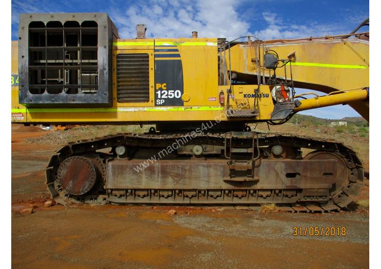 caption Komatsu PC1250-8 Excavator