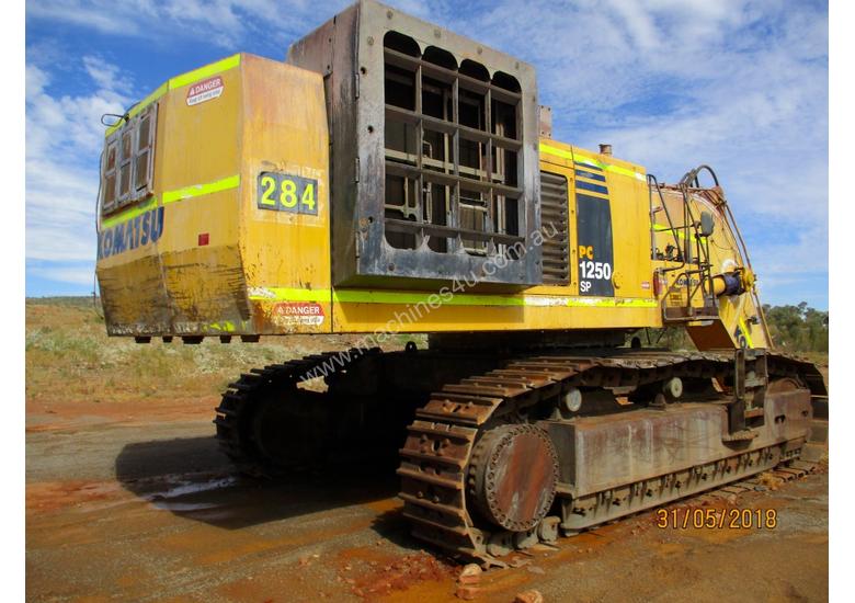 caption Komatsu PC1250-8 Excavator