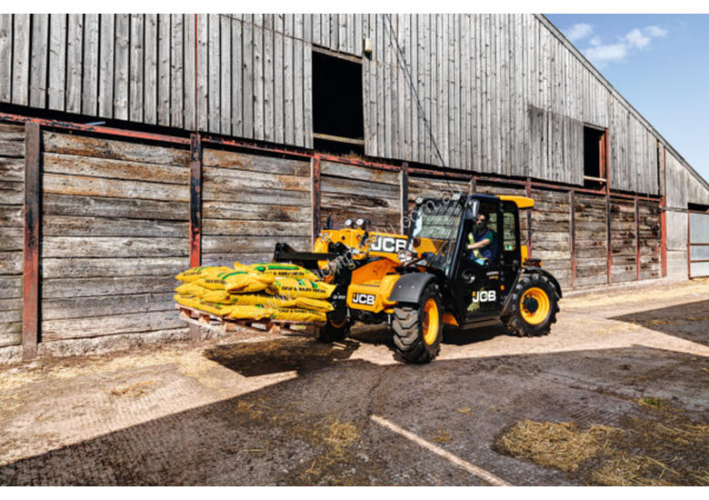 caption JCB Telehandler 525-60 2.5 Tonne 6 Metre Lift