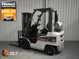 Nissan P1F1A18DU 1.8 Ton Forklift LPG Sideshift Container Mast REDUCED - picture0' - Click to enlarge