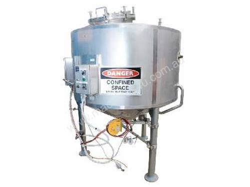 Aseptic Tank (Full Vacuum) with brake winch