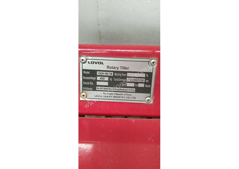 caption New Rotary Tiller Hoe to suits 60-100Hp Tractor Implements