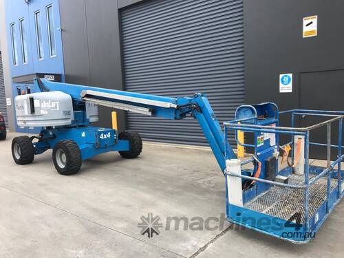 2008 Genie S45 45ft Straight Boom Lift, 4WD All Terrain Tyres