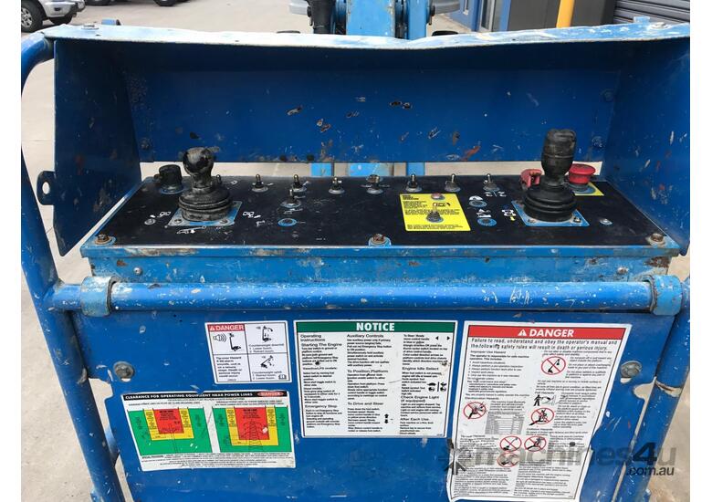 caption 2008 Genie S45 45ft Straight Boom Lift, 4WD All Terrain Tyres