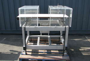 Stainless Steel Motorised Belt Conveyor - 1.2m long - Mettler Toledo