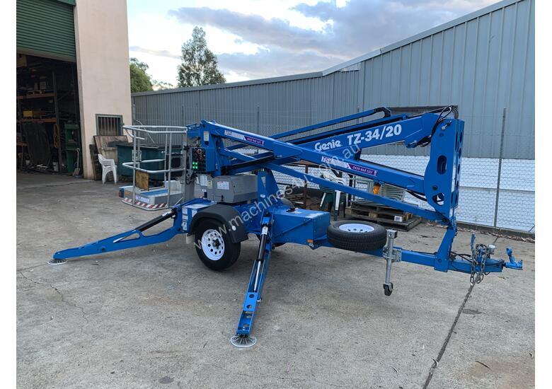 Hire Genie TZ34 20 Trailer Mounted Boom Lift in , Listed on Machines4u