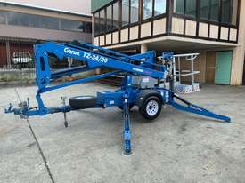 Genie TZ34 Trailer Mounted Boom Lift for hire - picture0' - Click to enlarge