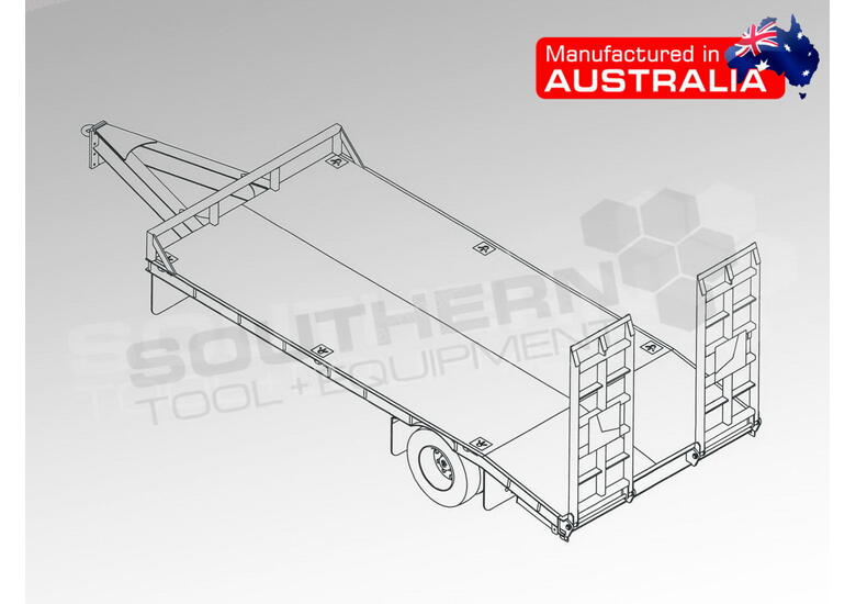caption Interstate trailers 9 Ton Single Axle Tag Trailer Super Series ATTTAG