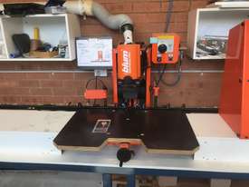 BLUM Mini Press Pro hinge borer  inc. attachments, table and dust extractor - picture0' - Click to enlarge