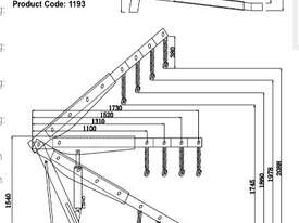 Tradequip 1193 3,000kg Engine Crane - picture1' - Click to enlarge