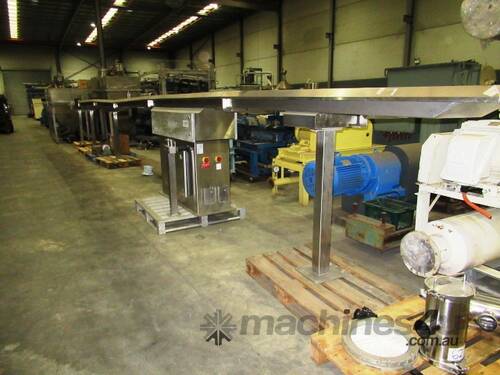 Vibratory Conveyor, 14400mm L x 455mm W x 1450mm H