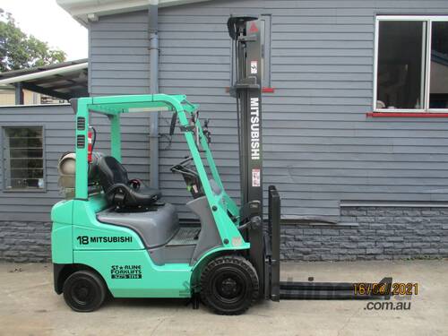 Mitsubishi 1.8 ton LPG Repainted Used Forklift #1658