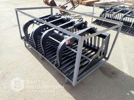 2021 BARRETT 1800MM RAKE BUCKET GRAB TO SUIT SKID STEER LOADER - picture1' - Click to enlarge