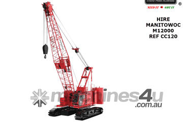 CRAWLER CRANE MANITOWOC 12000 - 110T *AVAILABLE NOW*