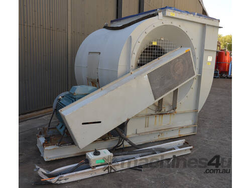 Very large centrifugal fan double sided suction 55kW 3~ motor Vibration sensors