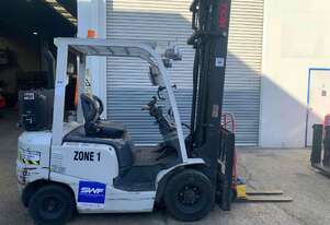 Used 2.5ton Flameproof Forklift Class 1 Zone 1 & 2 / diesel / 6.5m lift / 3 stage mast