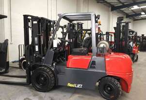 Flexi FG35 3.5 Ton Container Mast LPG Counterbalance Forklift - Refurbished