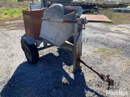 Lightburn Cement Mixer, Powered By a Kawasaki FS200 Engine. Unreserved - Winning bidder will be requ