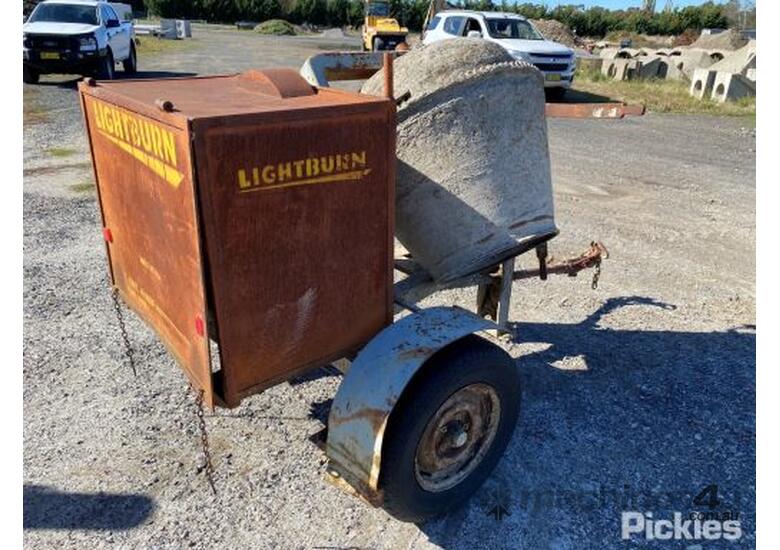Used Lightburn Cement Mixer Powered By a Kawasaki FS200 Engine