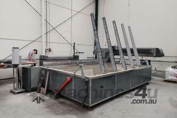 2x4 Meter Cantilever type waterjet cutting machine