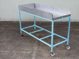 Stainless Steel Trolley with Mild Steel Mobile Frame - picture1' - Click to enlarge