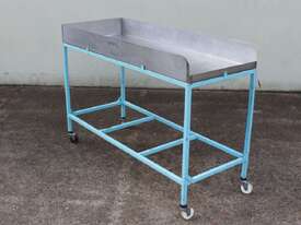 Stainless Steel Trolley with Mild Steel Mobile Frame - picture2' - Click to enlarge