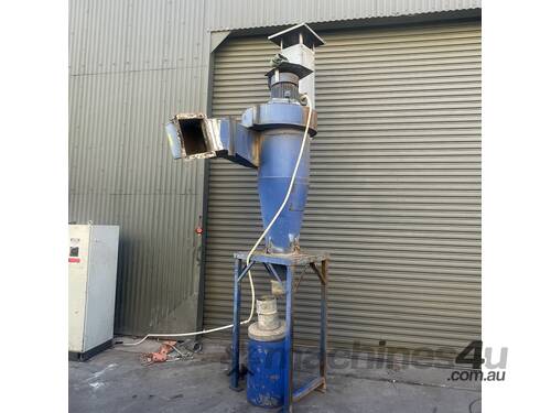 5.5kW Dust extractor extract extraction cyclone collector drum 250x250mm duct