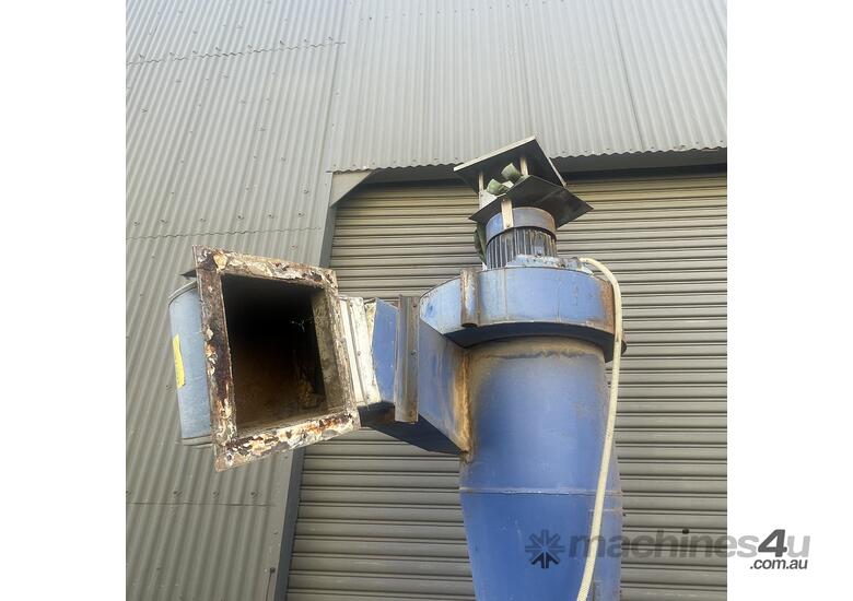 5.5kW Dust extractor extract extraction cyclone collector drum 250x250mm duct