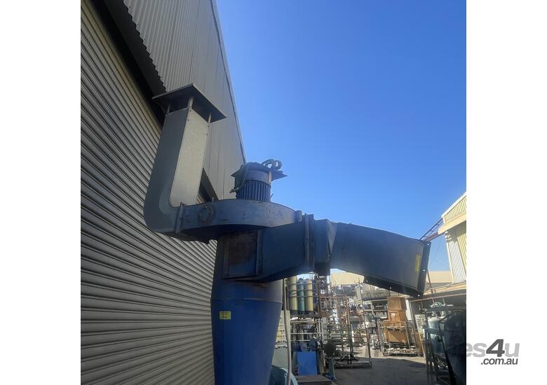 5.5kW Dust extractor extract extraction cyclone collector drum 250x250mm duct