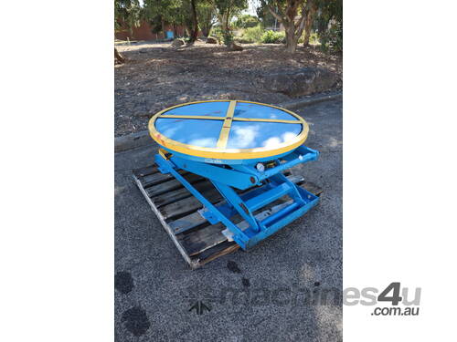 Air Operated Table Pallet Positioner Turntable 2000kg - Bishamon EZ-45