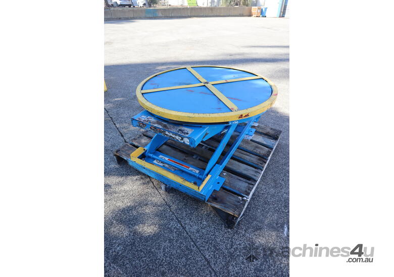 Air Operated Table Pallet Positioner Turntable 2000kg - Bishamon EZ-45