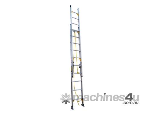 caption Aluminum Extension Ladder 3.2m -5.3m (available in different sizes)