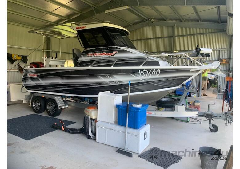 caption 2016 Stacer Ocean Ranger 6.2 M Long Boat