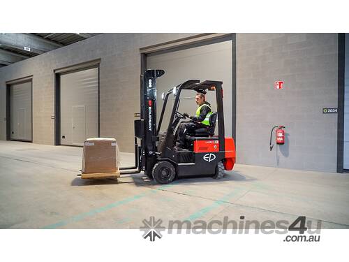EP Forklift 1.8/2.0T Lithium Ion - 4 Wheel Dual Drive!