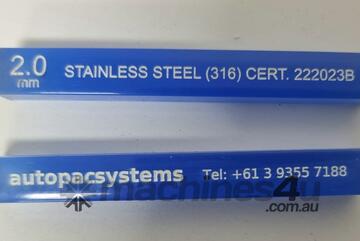 METAL DETECTOR - SS-316 Test Sticks (CERTIFIED)