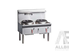 Cobra 1200mm Gas Waterless Wok with 2 Chimney Burners - Brand New RRP $ 6,369 - picture0' - Click to enlarge