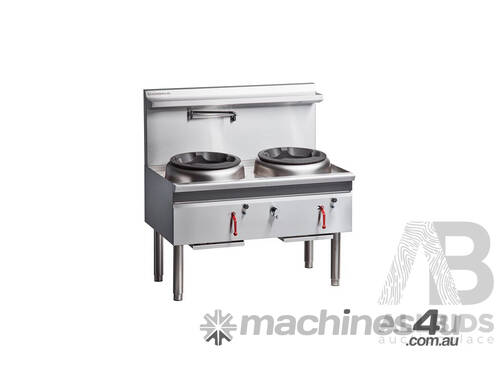 Cobra 1200mm Gas Waterless Wok with 2 Chimney Burners - Brand New RRP $ 6,369