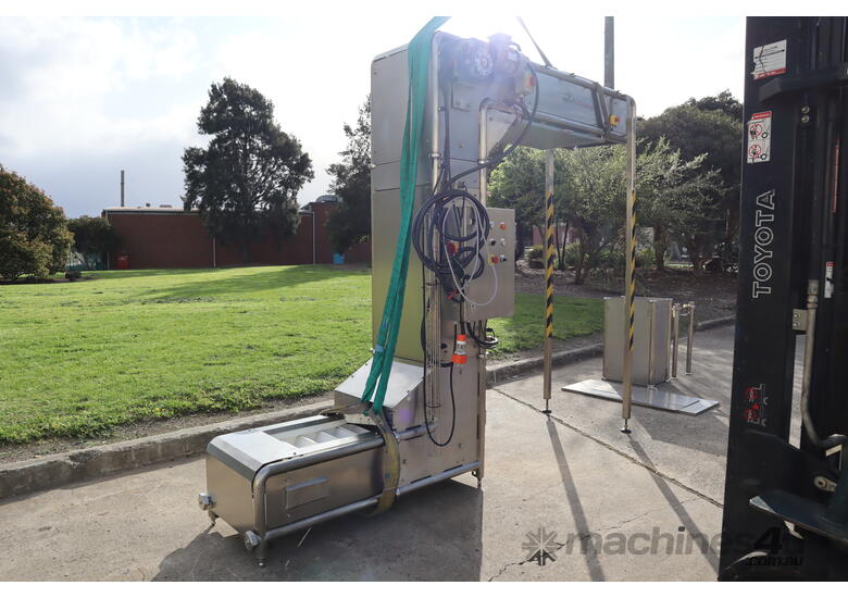 caption Stainless Steel Bucket Elevator Conveyor - Iopak IWBE-SS