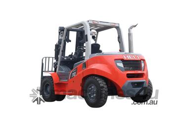 Heli G3 Series Rough Terrain Forklift 5T - 10T Cummins Diesel Engine