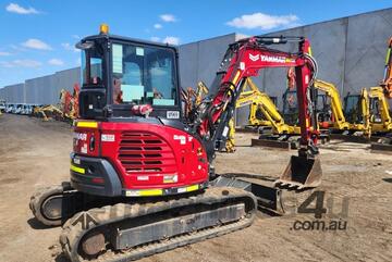 2023 YANMAR VIO55-6 5.6T EXCAVATOR (M969) WITH A/C CAB, FULL CIVL SPEC AND LOW 1235 HOURS