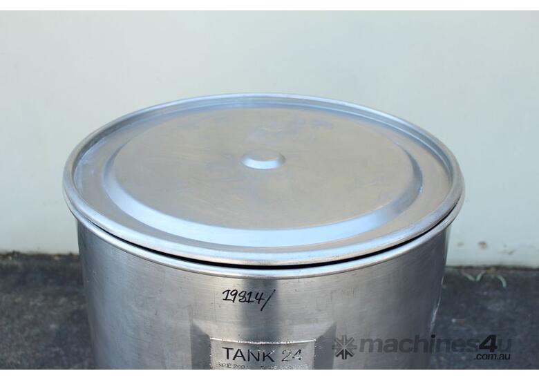 Mobile Stainless Steel Drum.
