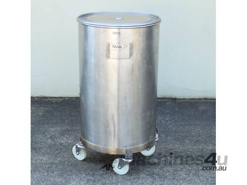 Mobile Stainless Steel Drum.
