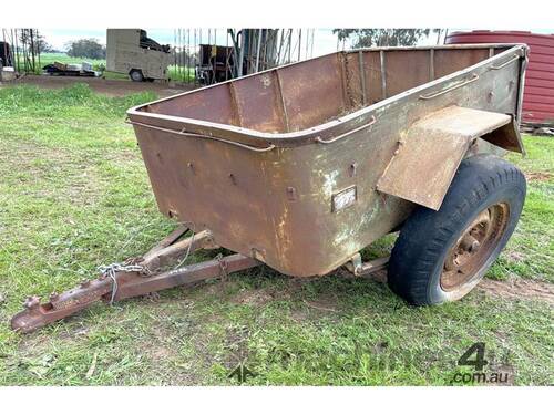 STEEL SINGLE AXLE TRAILER 