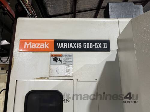 mazak variaxis 500-5x ii